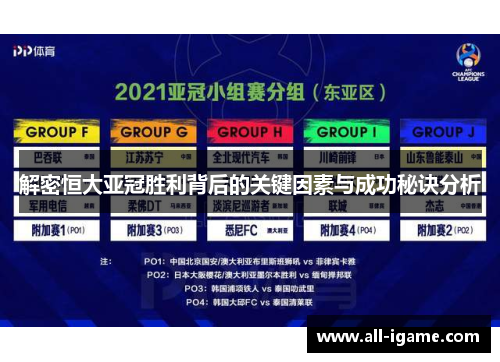 解密恒大亚冠胜利背后的关键因素与成功秘诀分析